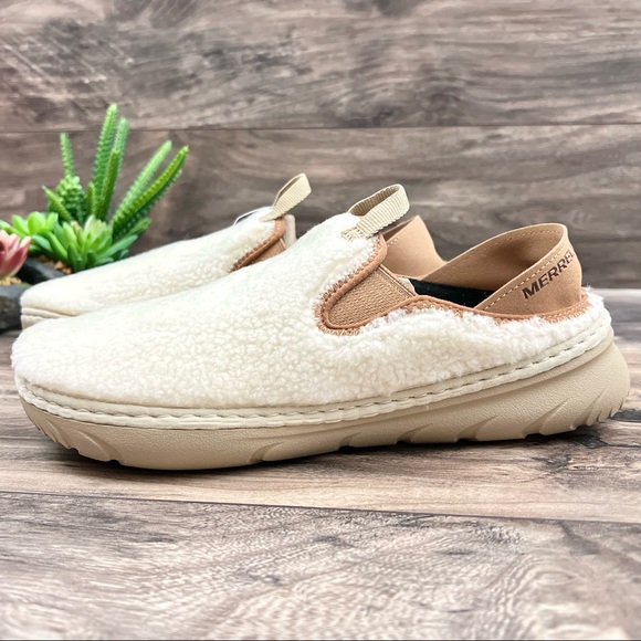 NIB Merrell Hut Moc Cozy Slip On Shoes Smore - Picture 4 of 12